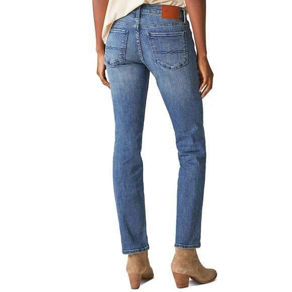 LUCKY BRAND JEANS WOMENS 29X30 SWEET N STRAIGHT-LEG STRETCH GEMINI BLUE NEW - Picture 2 of 13
